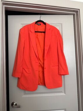 Orange express blazer